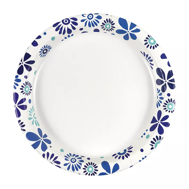 Assiettes en papier imprimées