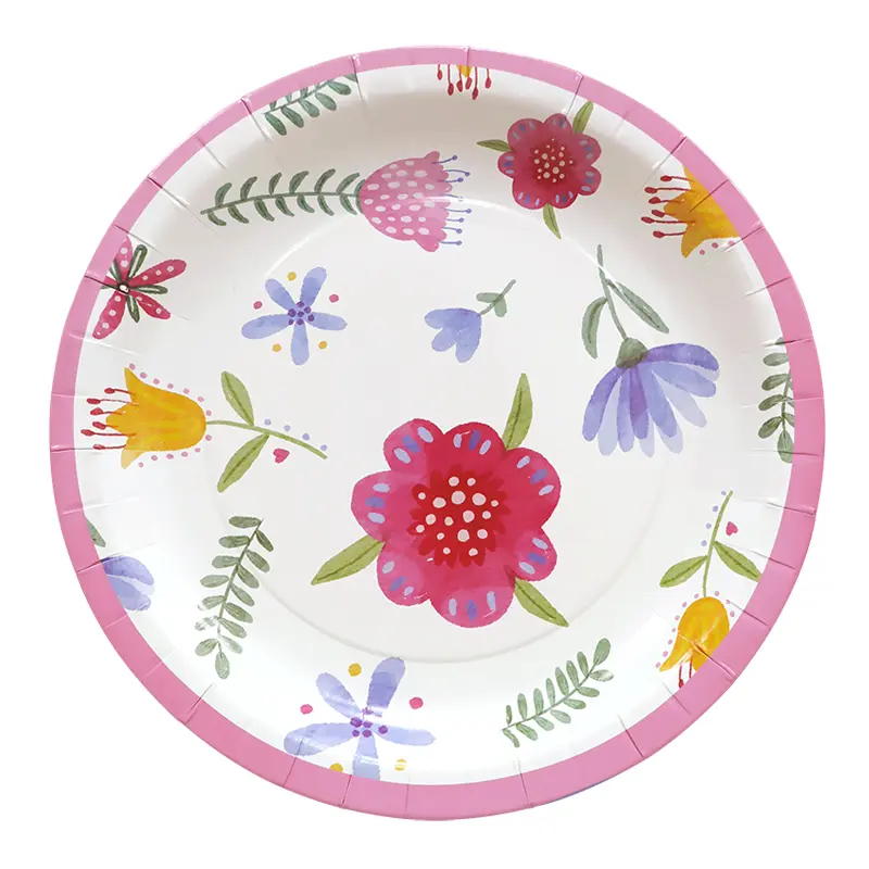 Assiettes en papier épais